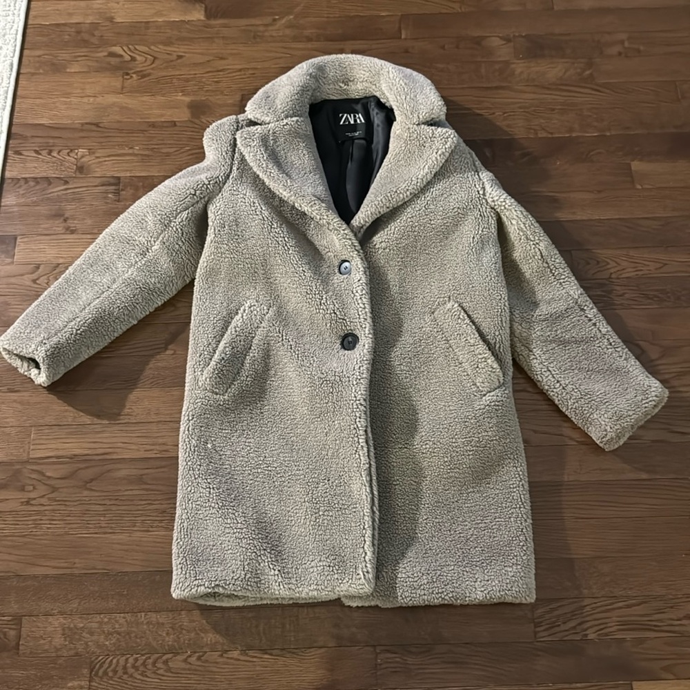 Zara teddy coat